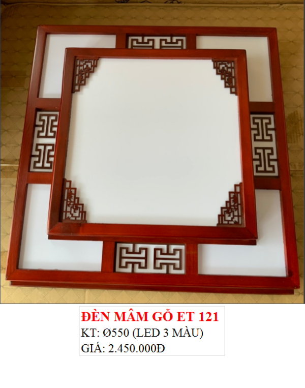 MÂM GỖ ET 121