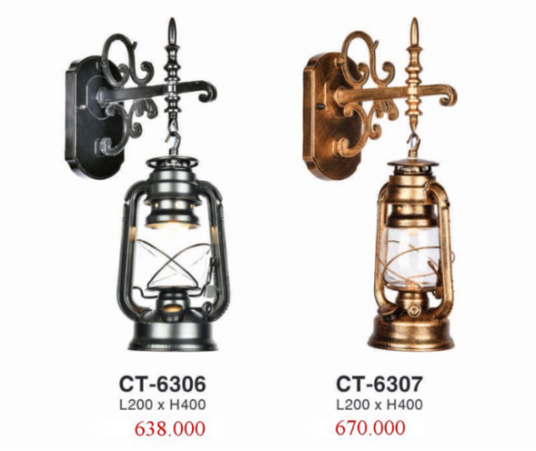 Đèn tường ngoài trời CT6306
