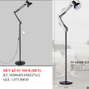 Đèn Kỹ Sư 930 (Màu Đen)