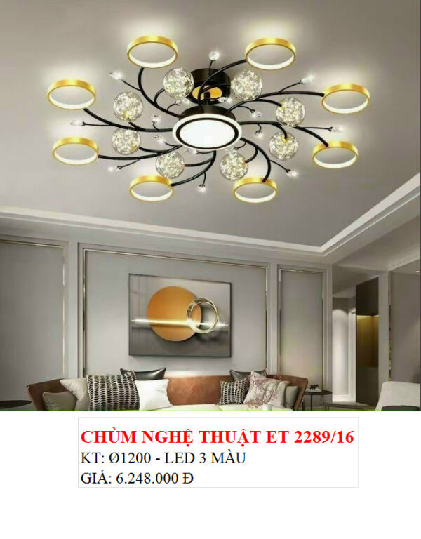 Đèn Chùm Hiện Đại ET 2289/16