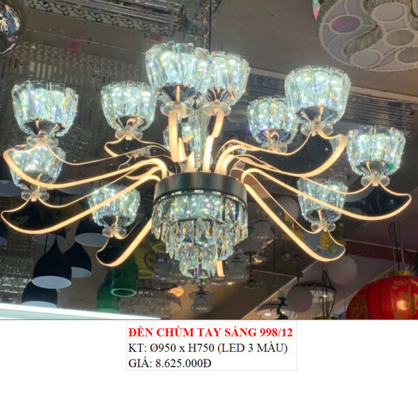 Đèn Chùm Hiện Đại 998/12