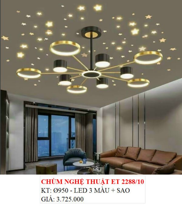 Đèn Chùm Hiện Đại ET 2288/10