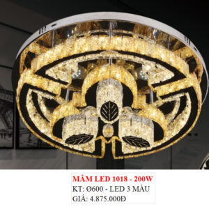 Đèn Ốp Trần Pha Lê Led 1018 200w