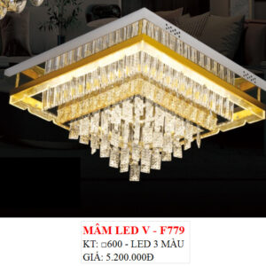 Đèn Ốp Trần Pha Lê Led VF 779