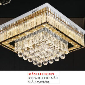 Đèn Ốp Trần Pha Lê Led 81029
