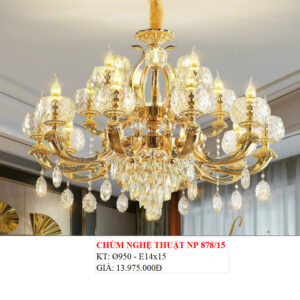Đèn Chùm Pha Lê NP 878/15