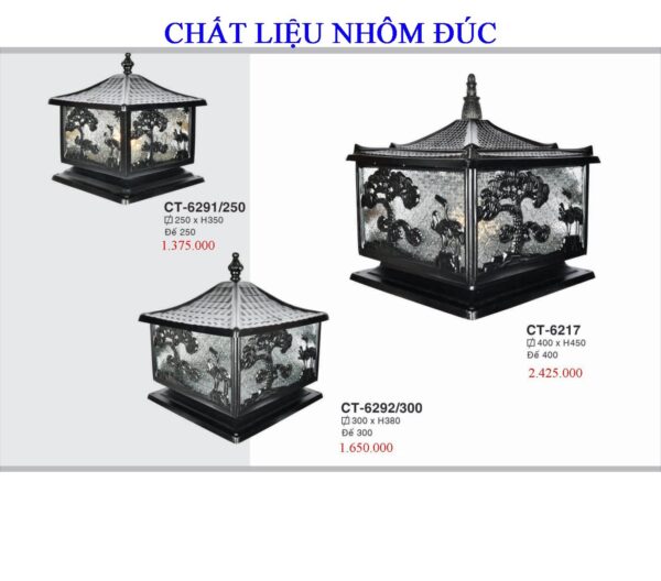 Đèn Trụ Ngoài Trời CT 62
