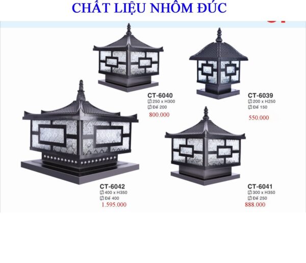 Đèn Trụ Ngoài Trời CT 50