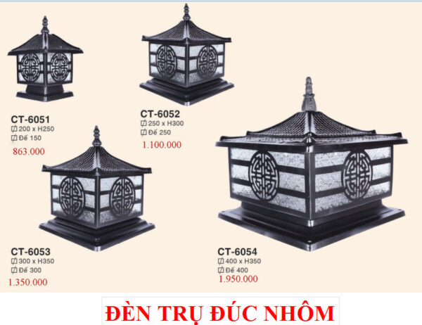 Đèn Trụ Ngoài Trời CT 605x