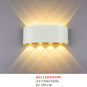Đèn Vách Led Hắt 8155/8 (VỎ TRẮNG)