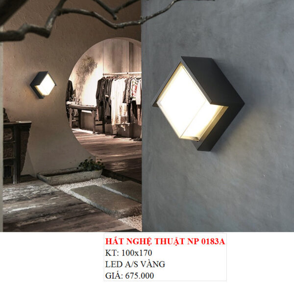 Đèn Vách Led Hắt Tường Nghệ Thuật NP 0183A