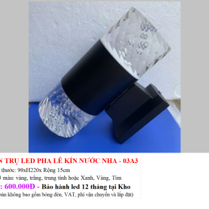 Vách Pha Lê 2 đầu Led Cao Cấp 3B10
