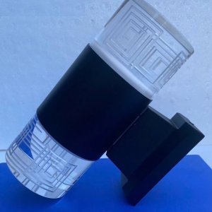 Đèn Vách Pha Lê Led 3 màu - Thổ Cẩm (Thân đen)