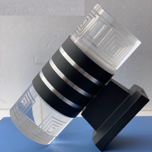 Đèn vách pha lê 2 đầu LED 3 màu 3E15