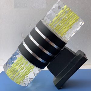 Đèn vách pha lê 2 đầu LED 3 màu - 3E12